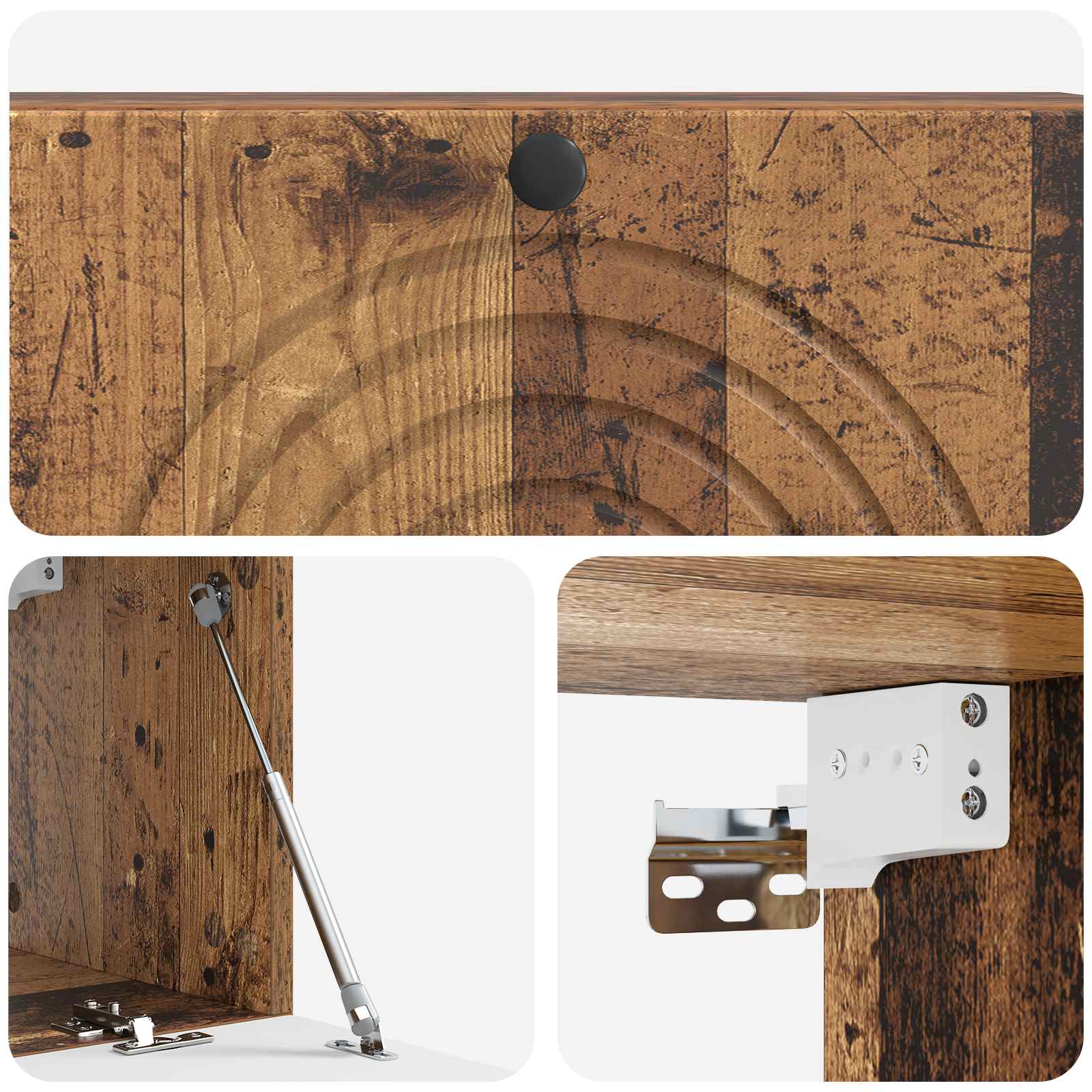 Mobile Porta TV da Muro Legno antico 98 x 31 x 30 cm | homemem39