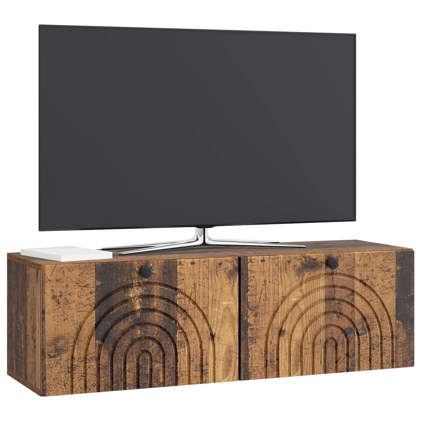 Mobile Porta TV da Muro Legno antico 98 x 31 x 30 cm