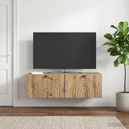 Mobile Porta TV da Muro Rovere Artigianale 98 x 31 x 30 cm