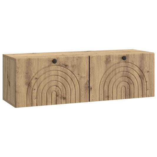 Mobile Porta TV da Muro Rovere Artigianale 98 x 31 x 30 cm