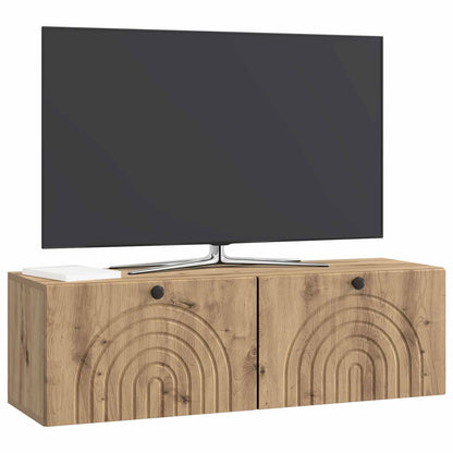 Mobile Porta TV da Muro Rovere Artigianale 98 x 31 x 30 cm | homemem39