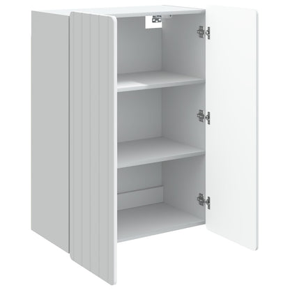 Mobiletto a muro Bianco 66 x 34,5 x 92 cm Legno ingegnerizzato | homemem39