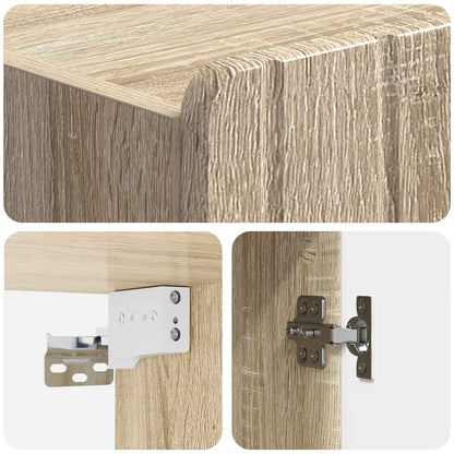 Mobiletto a muro Rovere Sonoma 66 x 34,5 x 92 cm | homemem39