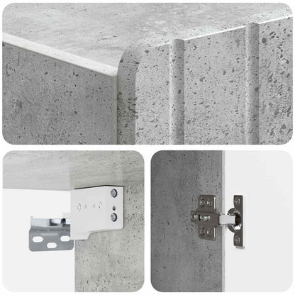 Mobiletto a muro Grigio Cemento 66 x 34,5 x 92 cm | homemem39