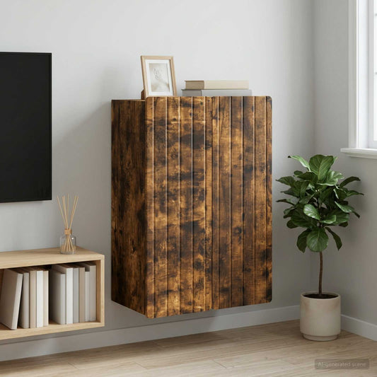 Mobiletto a muro Rovere Fumo 66 x 34,5 x 92 cm