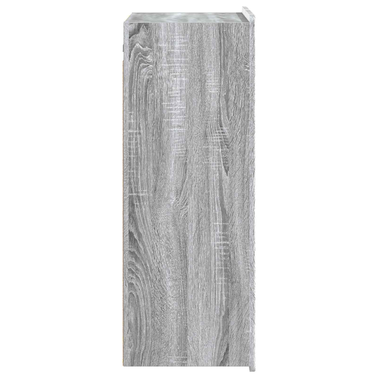 Mobiletto a muro Sonoma grigio 66 x 34,5 x 92 cm | homemem39