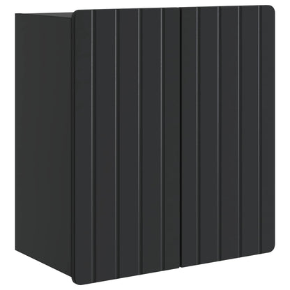Mobiletto a muro Nero 59 x 31 x 64 cm Legno ingegnerizzato | homemem39