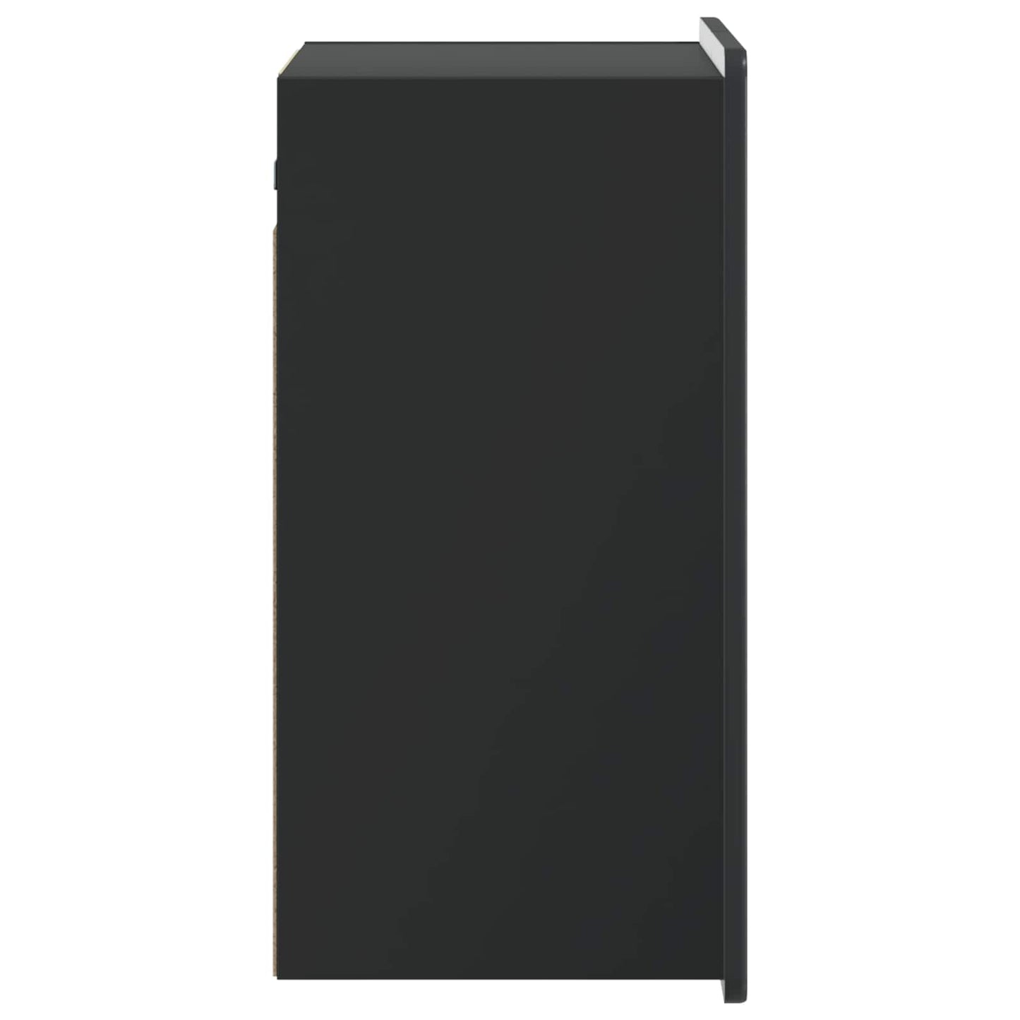 Mobiletto a muro Nero 59 x 31 x 64 cm Legno ingegnerizzato | homemem39