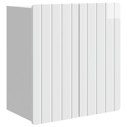 Mobiletto a muro Bianco Lucido 59 x 31 x 64 cm | homemem39