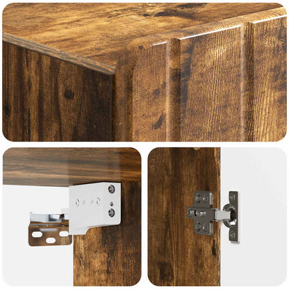 Mobiletto a muro Rovere Fumo 59 x 31 x 64 cm | homemem39
