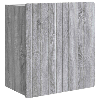Mobiletto a muro Sonoma grigio 59 x 31 x 64 cm | homemem39