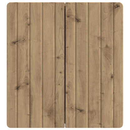 Mobiletto a muro Rovere Artigianale 59 x 31 x 64 cm | homemem39