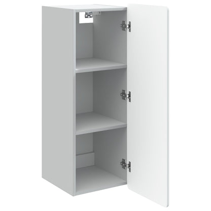 Mobiletto a muro Bianco 33 x 34,5 x 94 cm Legno ingegnerizzato | homemem39