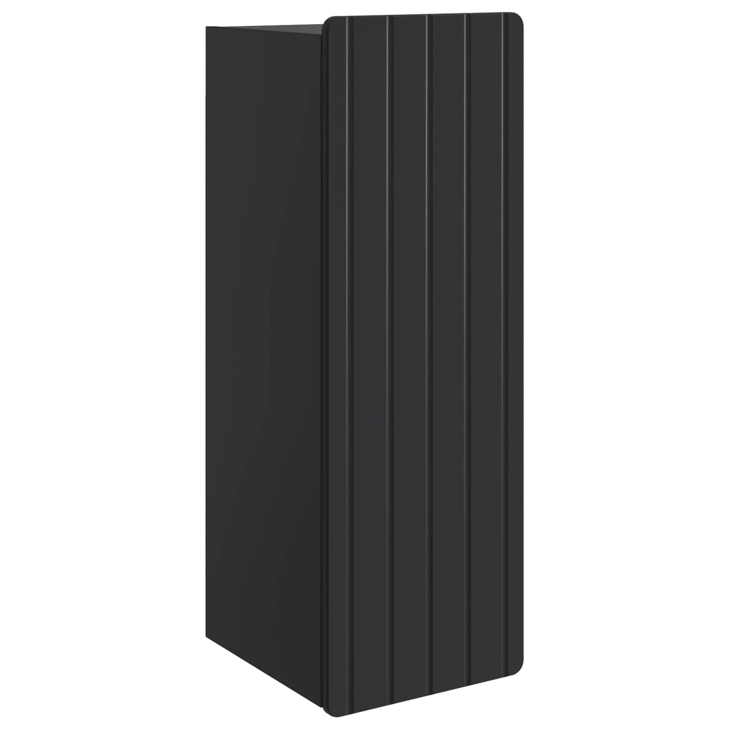 Mobiletto a muro Nero 33 x 34,5 x 94 cm Legno ingegnerizzato | homemem39