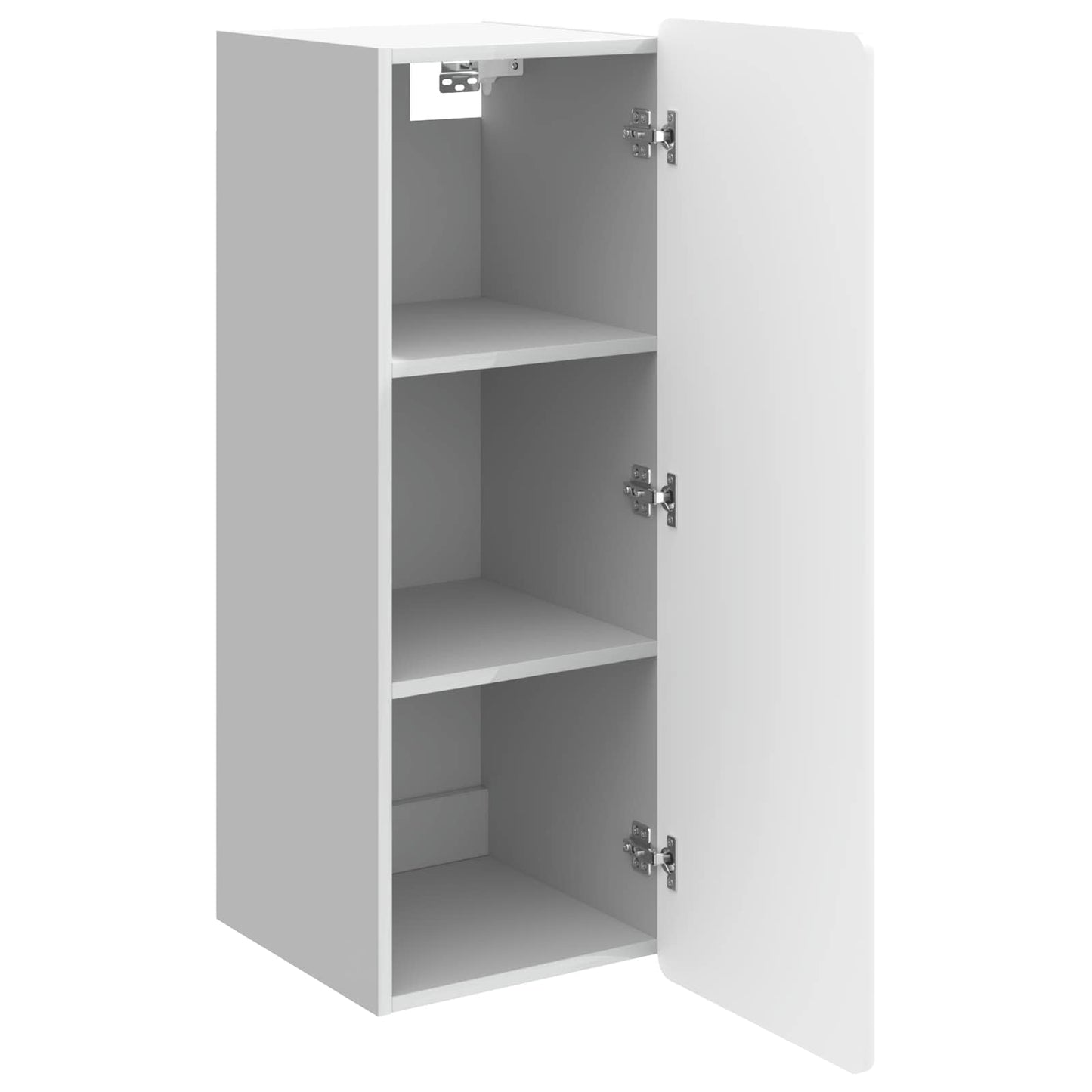 Mobiletto a muro Bianco Lucido 33 x 34,5 x 94 cm | homemem39