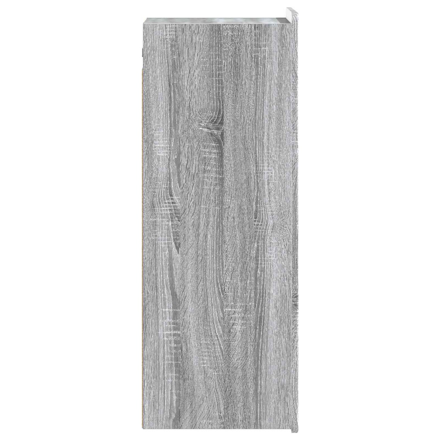 Mobiletto a muro Sonoma grigio 33 x 34,5 x 94 cm | homemem39