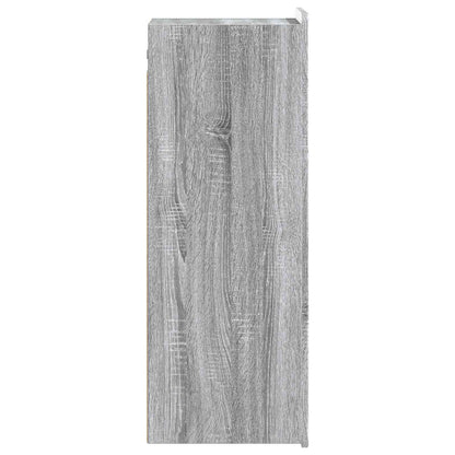 Mobiletto a muro Sonoma grigio 33 x 34,5 x 94 cm | homemem39