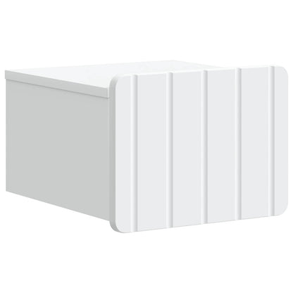 Mobiletto da notte a muro 2 pcs Bianco 33 x 34,5 x 24 cm