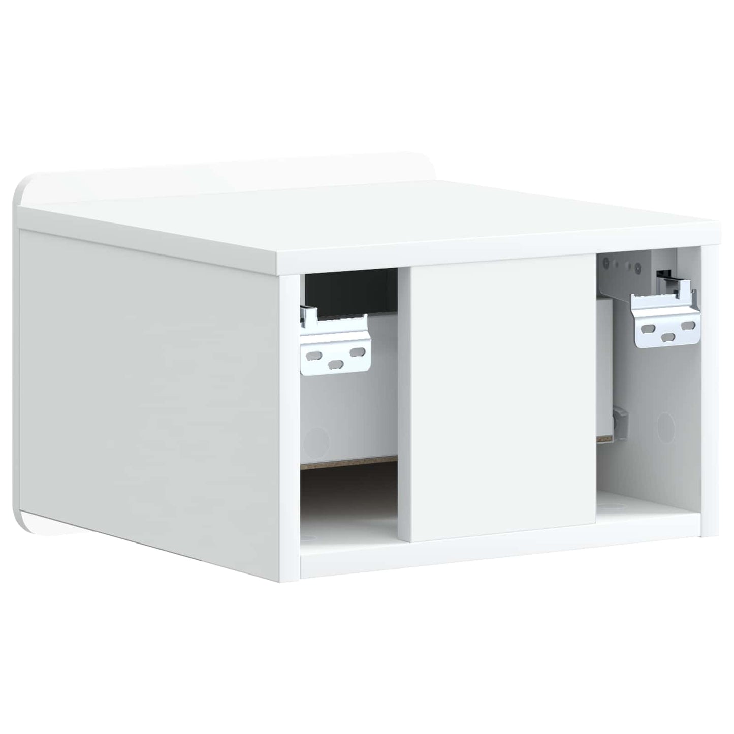 Mobiletto da notte a muro 2 pcs Bianco 33 x 34,5 x 24 cm | homemem39