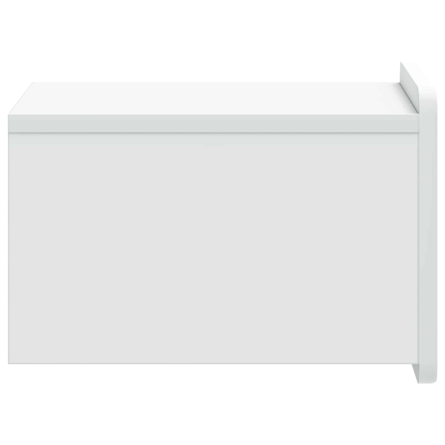 Mobiletto da notte a muro 2 pcs Bianco 33 x 34,5 x 24 cm