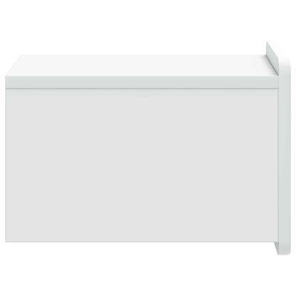 Mobiletto da notte a muro 2 pcs Bianco 33 x 34,5 x 24 cm