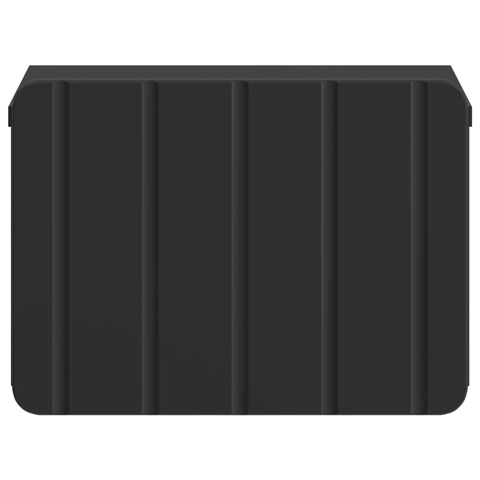 Mobiletto da notte a muro con cassetto Nero 33 x 34,5 x 24 cm | homemem39