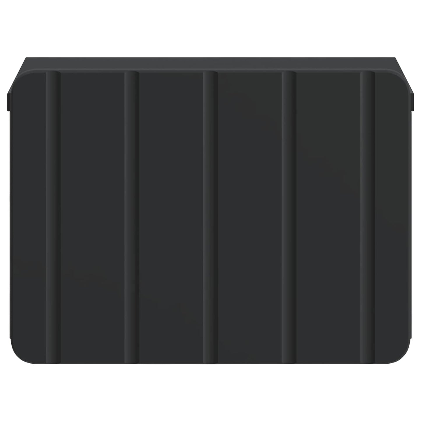 Mobiletto da notte a muro 2 pcs Nero 33 x 34,5 x 24 cm | homemem39