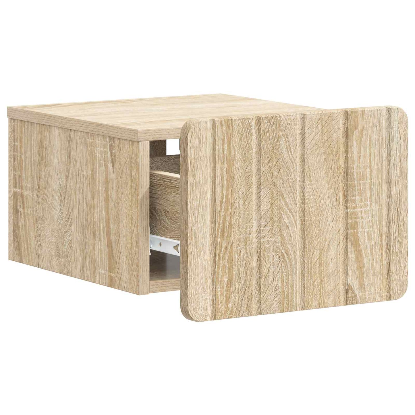 Mobiletto da notte a muro Rovere Sonoma 33 x 34,5 x 24 cm
