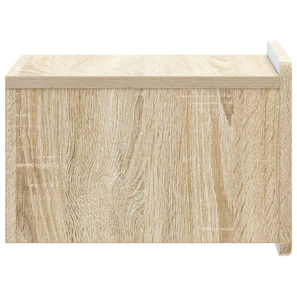 Mobiletto da notte a muro Rovere Sonoma 33 x 34,5 x 24 cm
