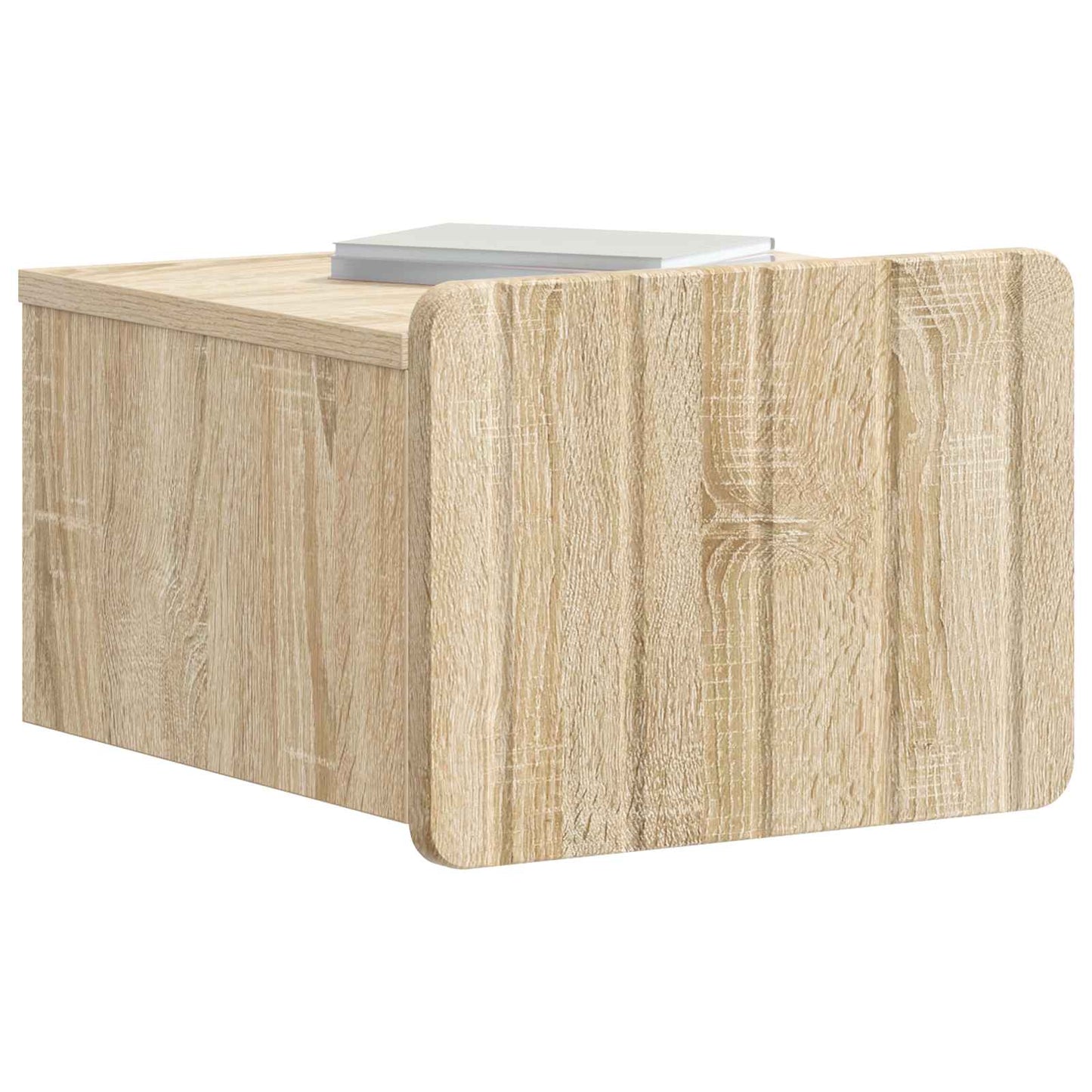 Mobiletto da notte a muro 2 pcs Rovere Sonoma 33 x 34,5 x 24 cm