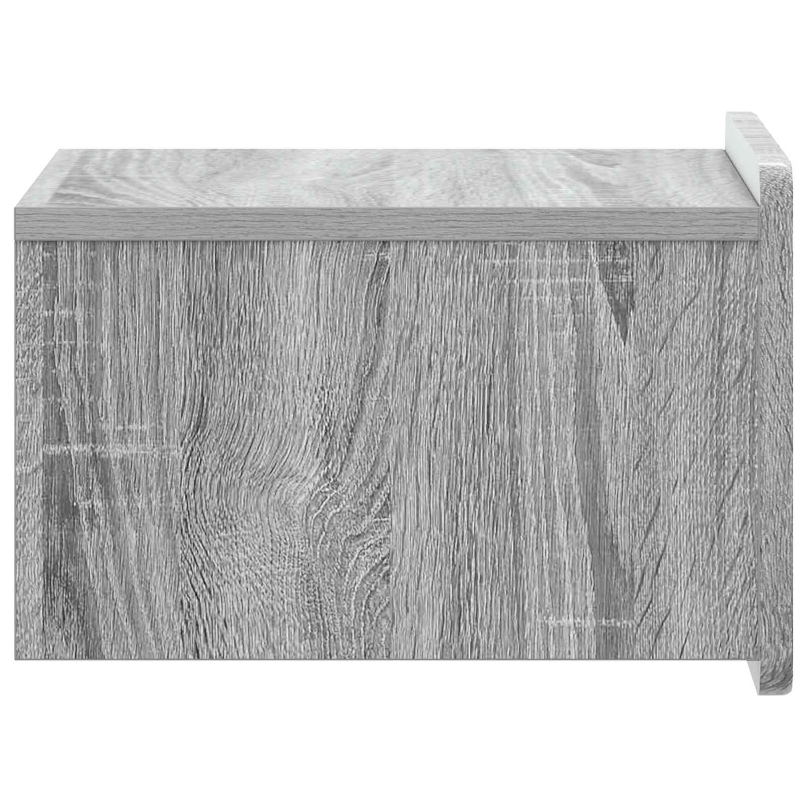 Mobiletto da notte a muro 2 pcs Grigio Sonoma 33 x 34,5 x 24 cm | homemem39