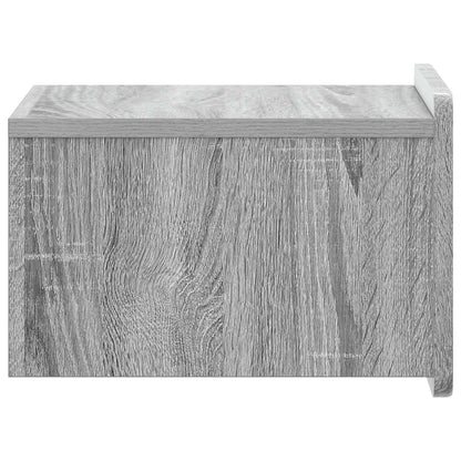Mobiletto da notte a muro 2 pcs Grigio Sonoma 33 x 34,5 x 24 cm | homemem39
