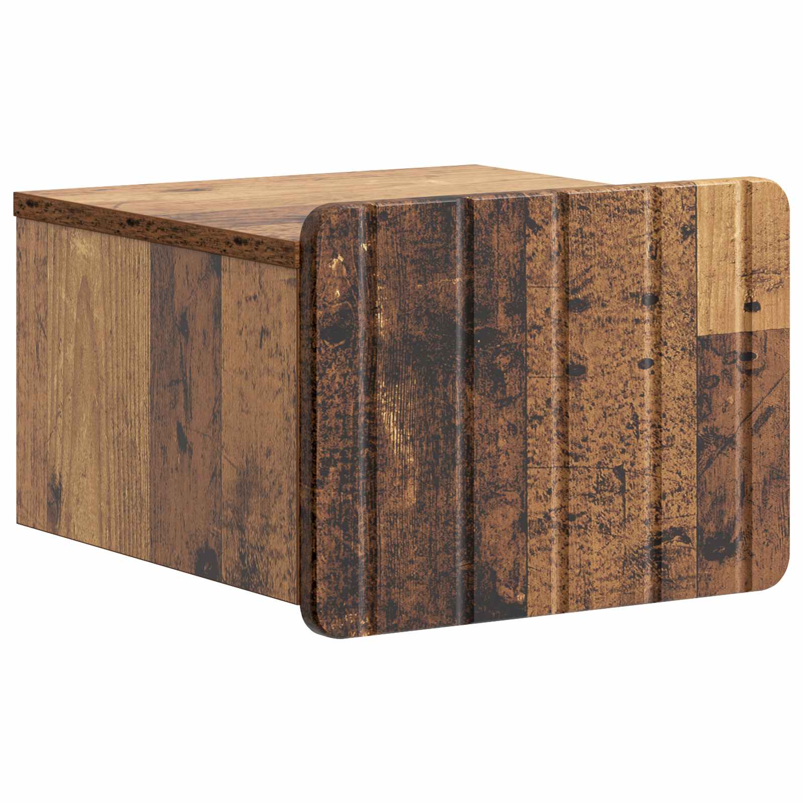 Mobiletto da notte a muro Legno antico 33 x 34,5 x 24 cm | homemem39