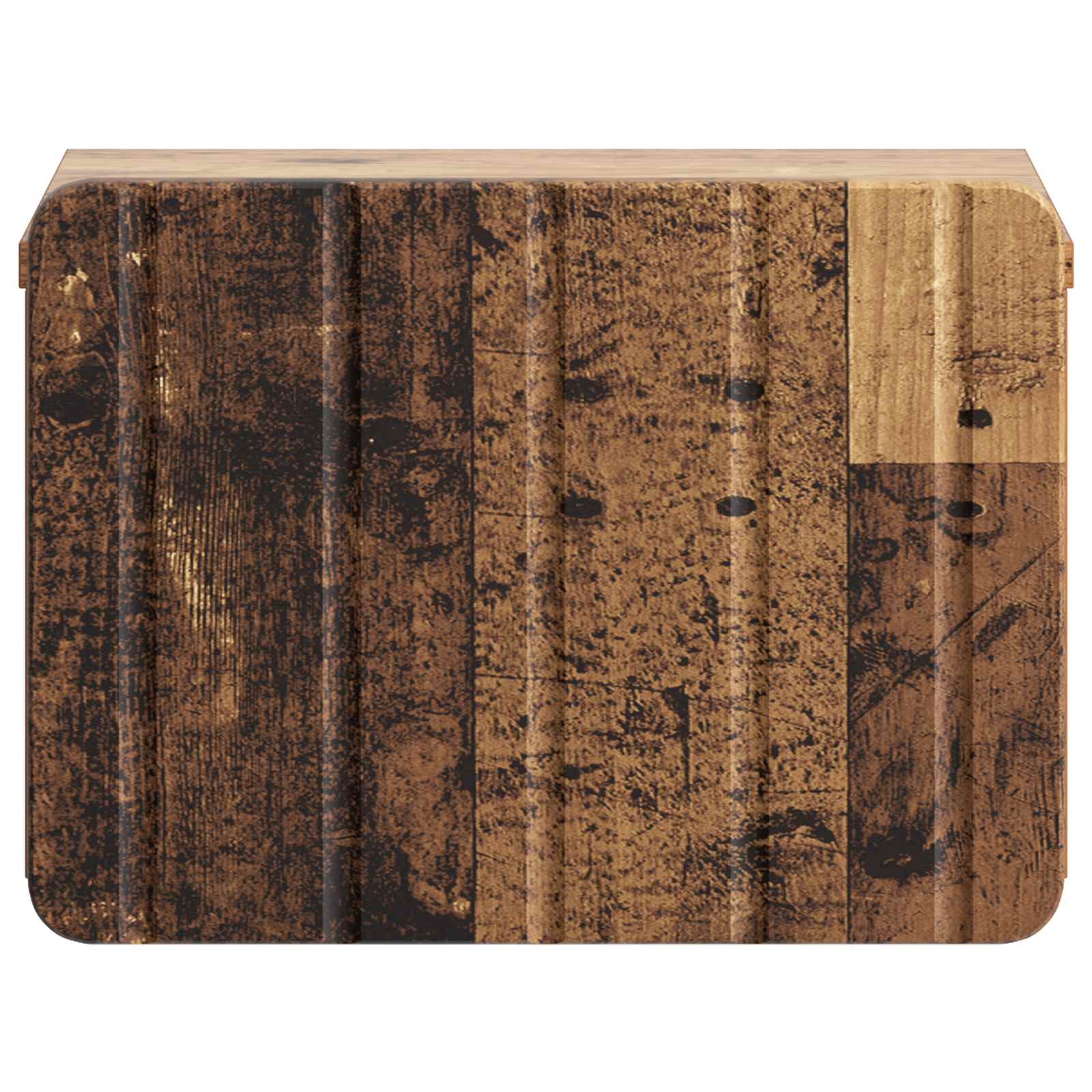 Mobiletto da notte a muro 2 pcs Legno antico 33 x 34,5 x 24 cm | homemem39