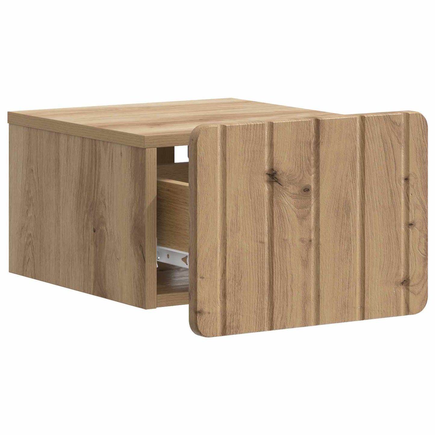 Mobiletto da notte a muro Rovere Artigianale 33 x 34,5 x 24 cm | homemem39