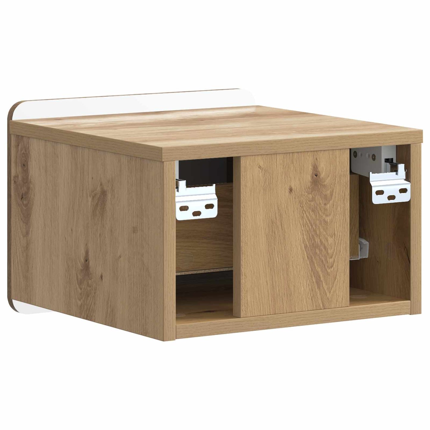 Mobiletto da notte a muro Rovere Artigianale 33 x 34,5 x 24 cm | homemem39