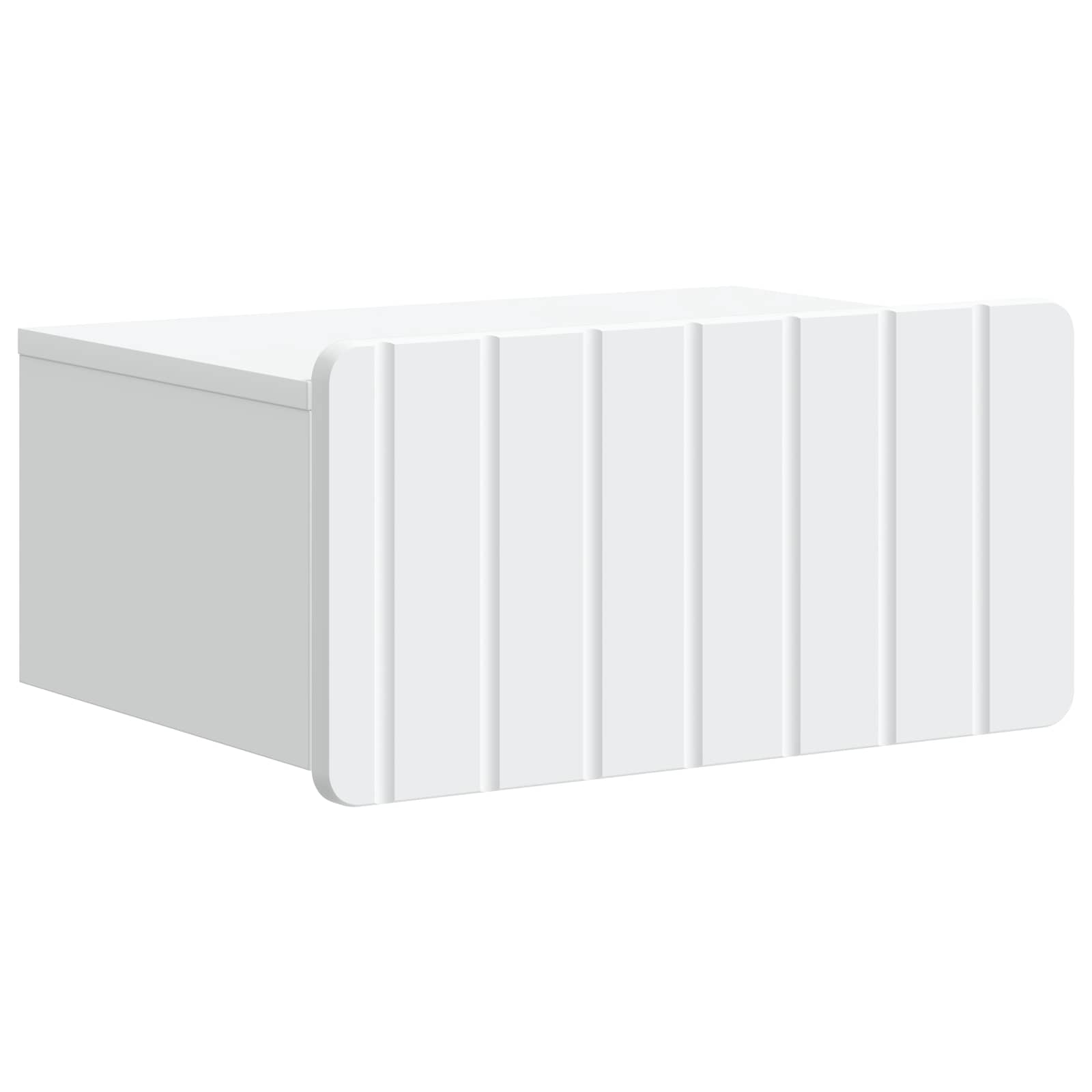 Mobiletto da notte a muro 2 pcs Bianco 49 x 34,5 x 24 cm | homemem39