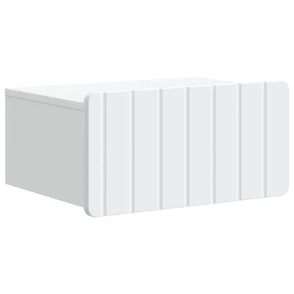 Mobiletto da notte a muro 2 pcs Bianco 49 x 34,5 x 24 cm | homemem39