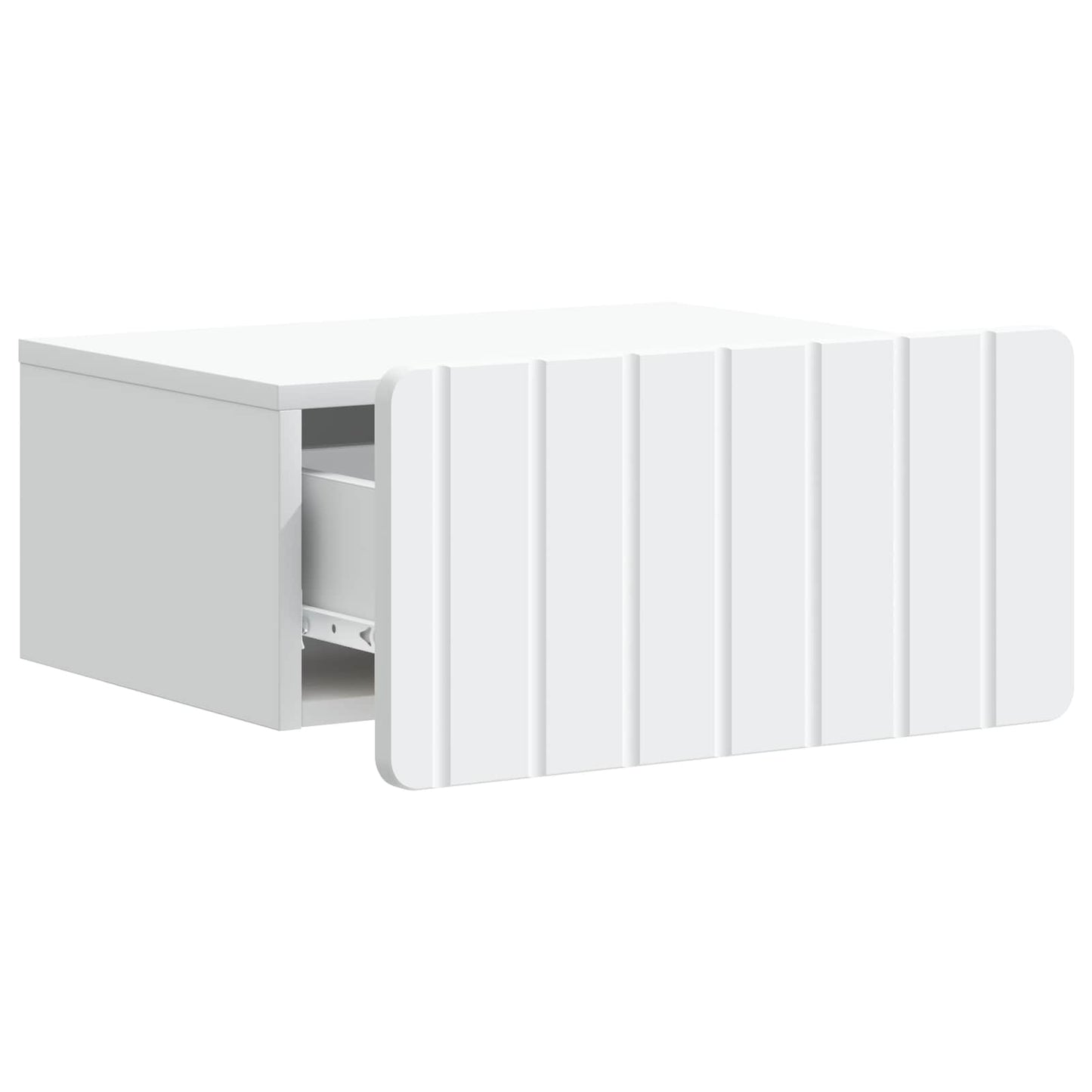 Mobiletto da notte a muro 2 pcs Bianco 49 x 34,5 x 24 cm | homemem39