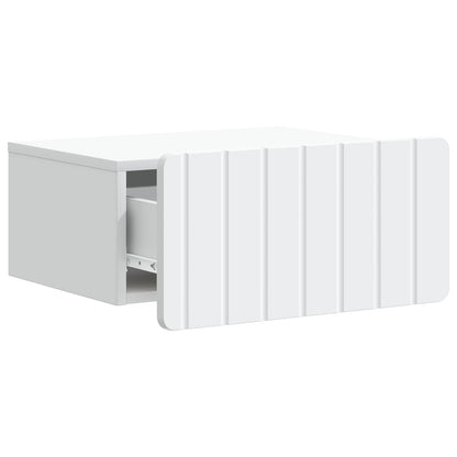 Mobiletto da notte a muro 2 pcs Bianco 49 x 34,5 x 24 cm | homemem39