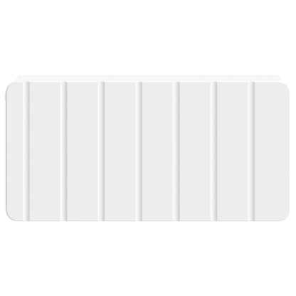 Mobiletto da notte a muro 2 pcs Bianco 49 x 34,5 x 24 cm