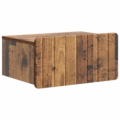 Mobiletto da notte a muro Legno antico 49 x 34,5 x 24 cm | homemem39
