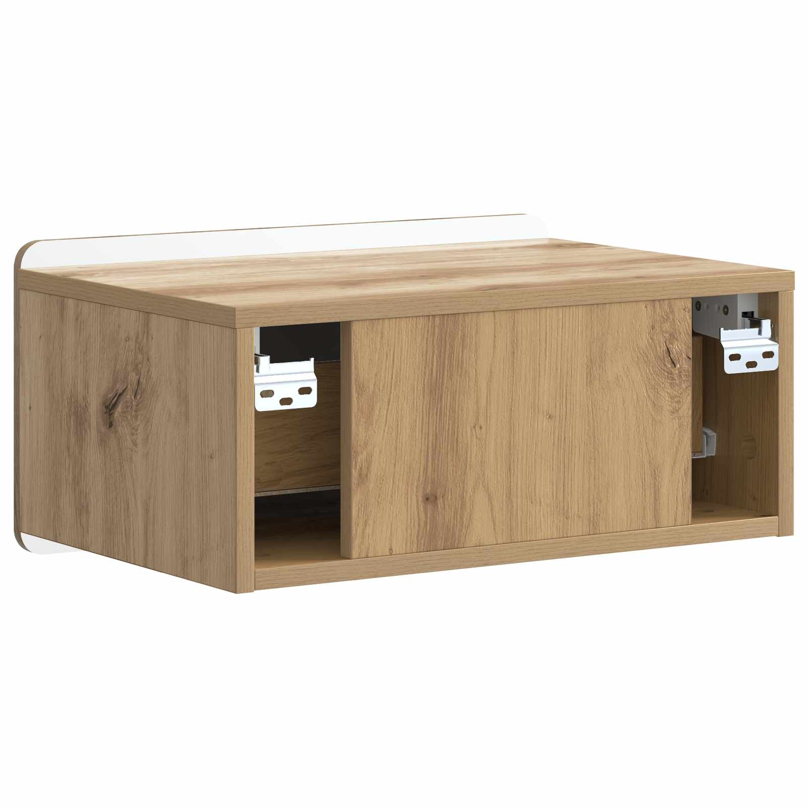 Mobiletto da notte a muro Rovere Artigianale 49 x 34,5 x 24 cm | homemem39