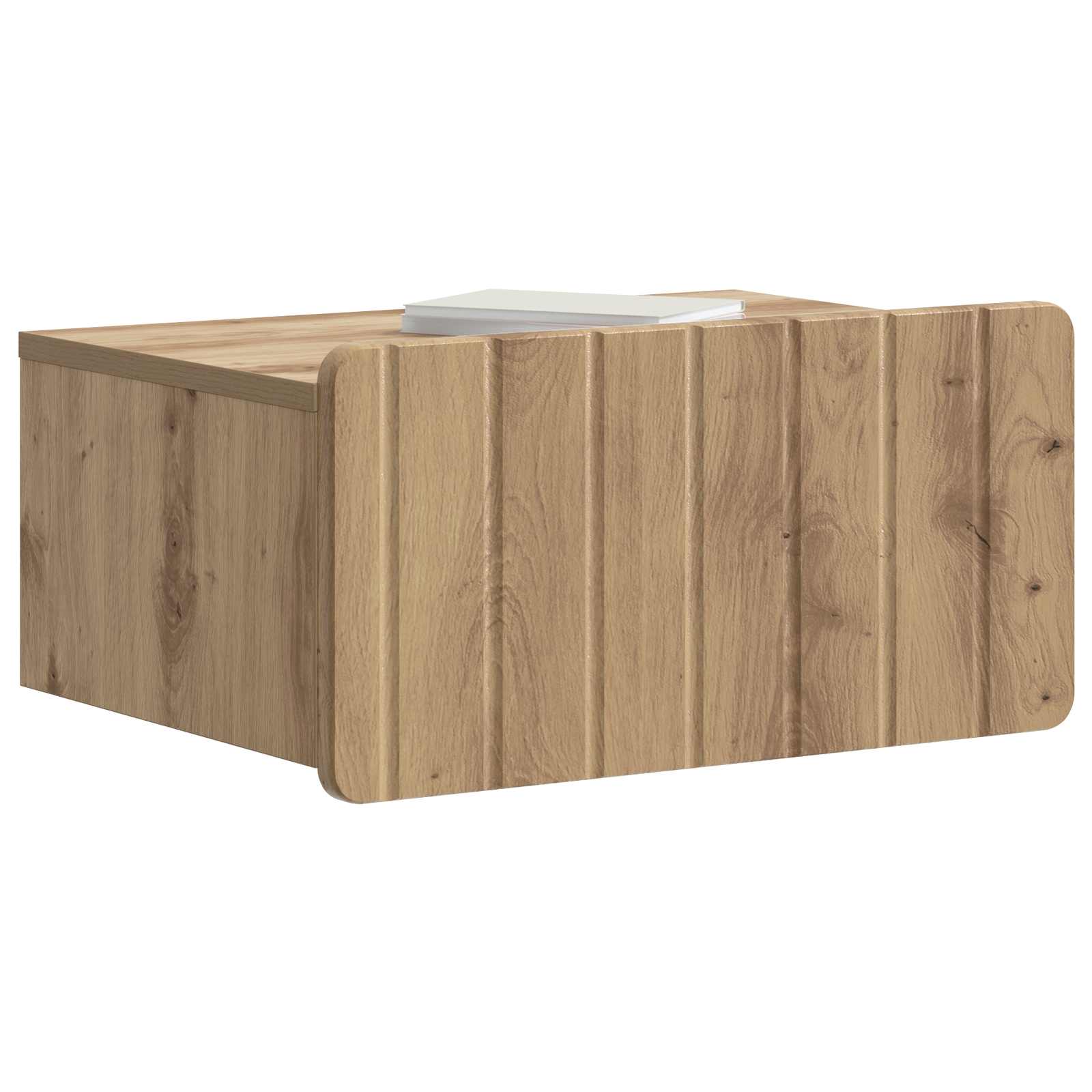 Mobiletto da notte a muro Rovere Artigianale 49 x 34,5 x 24 cm | homemem39