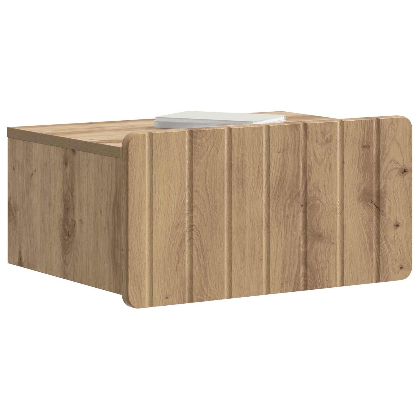 Mobiletto da notte a muro 2 pz Rovere Artigianale | homemem39
