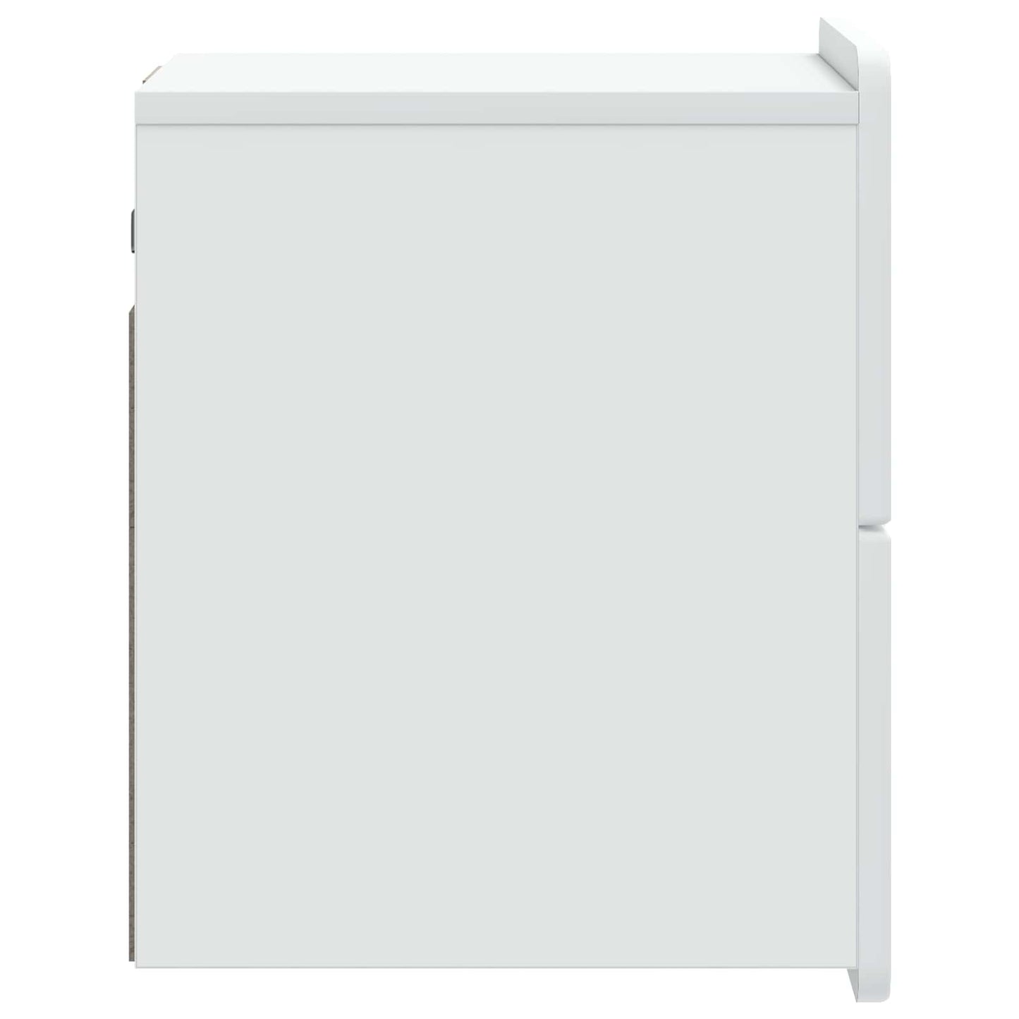 Mobiletto da notte a muro con cassetto Bianco 33 x 34,5 x 43 cm | homemem39