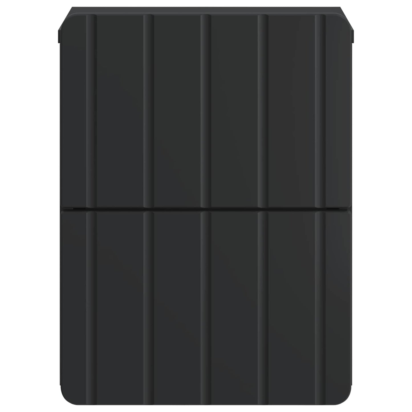 Mobiletto da notte a muro 2 pcs Nero 33 x 34,5 x 43 cm | homemem39