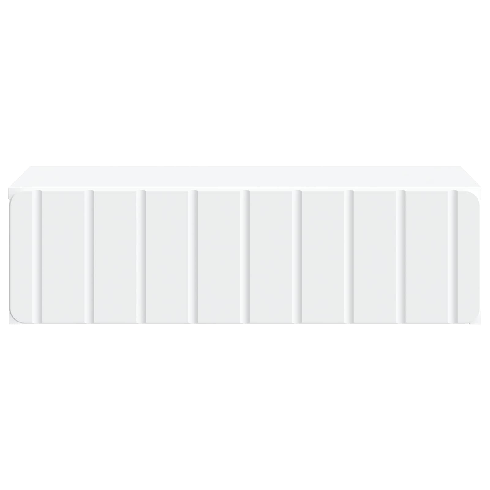 Tavolino da Parete Laterale Bianco 59 x 34,5 x 17 cm | homemem39