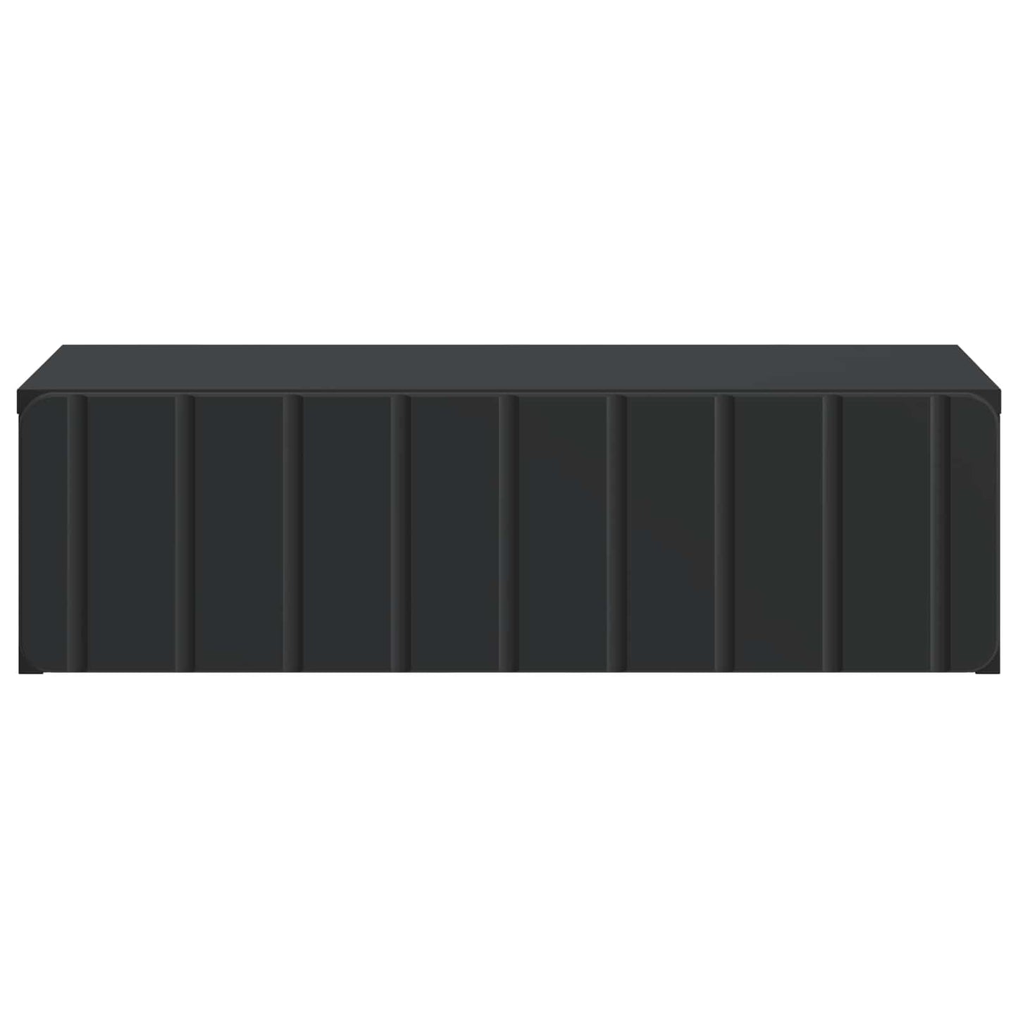 Tavolino da Parete Laterale Nero 59 x 34,5 x 17 cm | homemem39