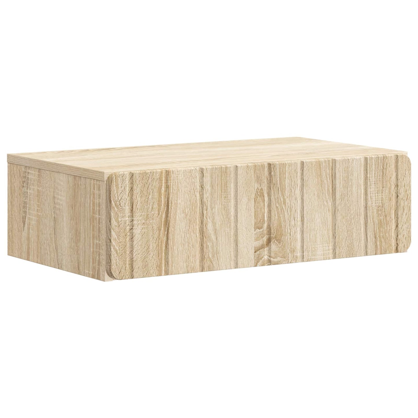 Tavolino da Parete Laterale Rovere Sonoma 59 x 34,5 x 17 cm | homemem39